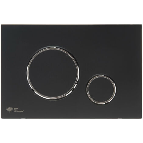 Swiss Aqua Technologies Plaque de commande double touche en plastique, noir mat (SATAT78) (1/5)