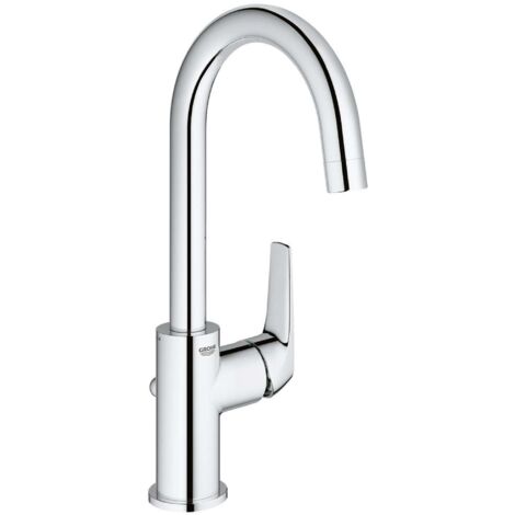 Mitigeur monocommande pour lavabo 23811000 – Finition chromée GROHE StarLight – Bec rotatif haut – Économie d'eau 5,7 l/min (1/6)