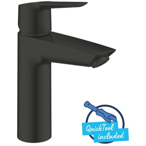 GROHE Start mitigeur de lavabo avec clic-clack noir mat 242042432 (1/5)
