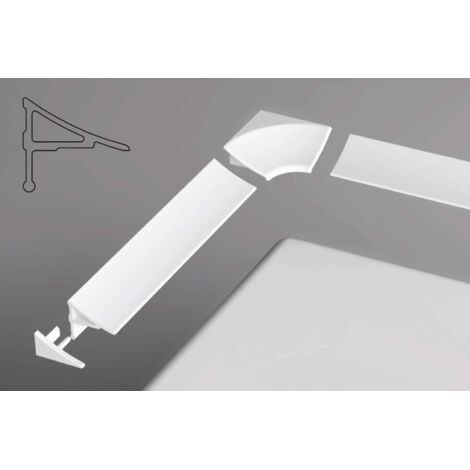 Ravak Accessoires - Kit pour rail de recouvrement 11, blanc B460000001