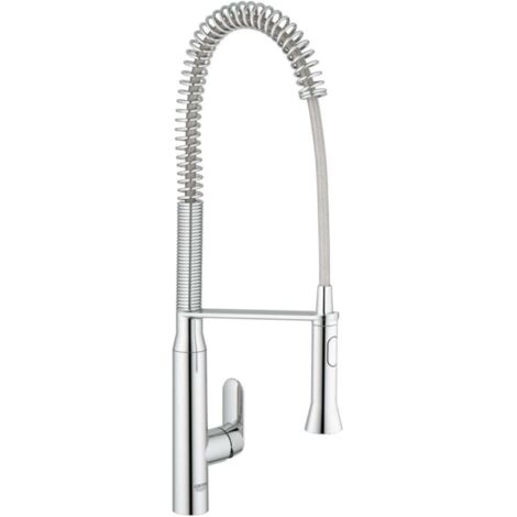 Grohe – Mitigeur de cuisine K7 avec douchette extractible – Rotation 360° – Cartouche céramique 35 mm – Finition chrome durable (1/10)