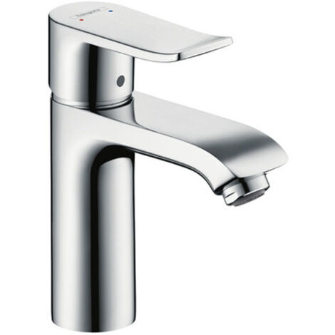 Hansgrohe – Mitigeur de lavabo monocommande 31084000 – Finition chrome – Hauteur 172 mm – Débit 5 l/min – Compatible chauffe-eaux instantanés