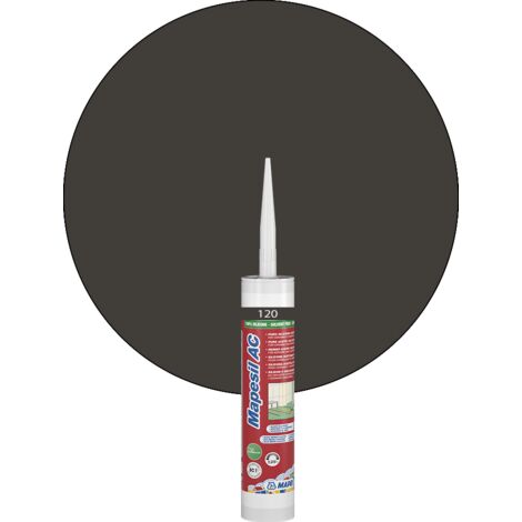 Silicone Mapei Mapesil AC noir 310 ml MAPS120