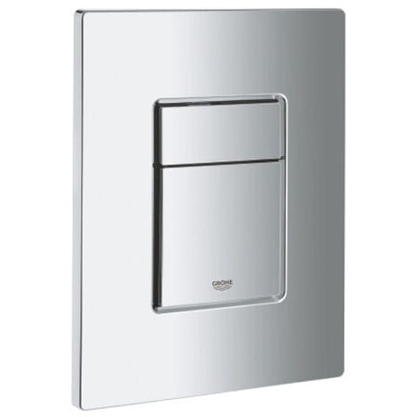 Pack WC Bâti-support autoportant GROHE + WC Swiss Aqua Technologies sans bride + Plaque chrome (ProjectSATrimless-1)