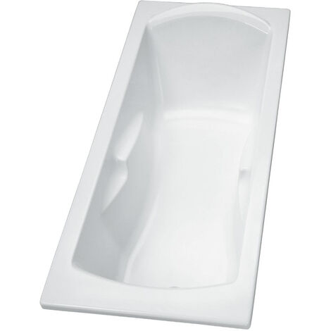 Baignoire Duravit D Code 1600 X 700 Mm Avec Pieds Acrylique Blanc Blanc 700103000000000