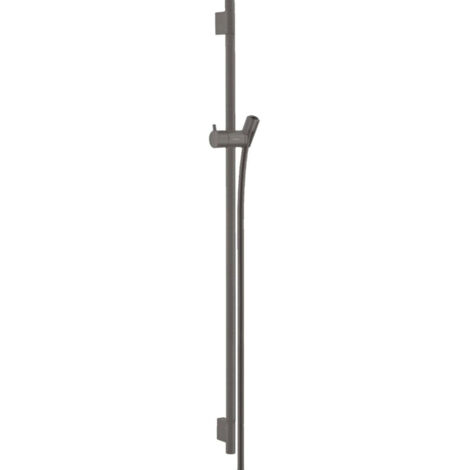 Hansgrohe Unica'S - Barre de douche 90 cm avec flexible, noir chromé brossé 28631340