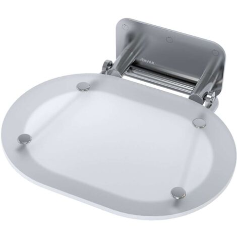 Ovo Chrome siège de douche rabattable PMR pour cabine de douche (B8F0000029) (1/5)