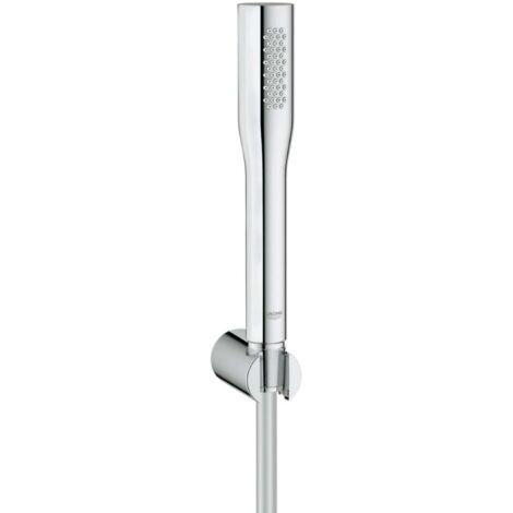 Grohe – Support de douche mural 1 jet – Barre de douche avec flexible 1500 mm – Économie d’eau débit limité 9,5 l/min – 27369000