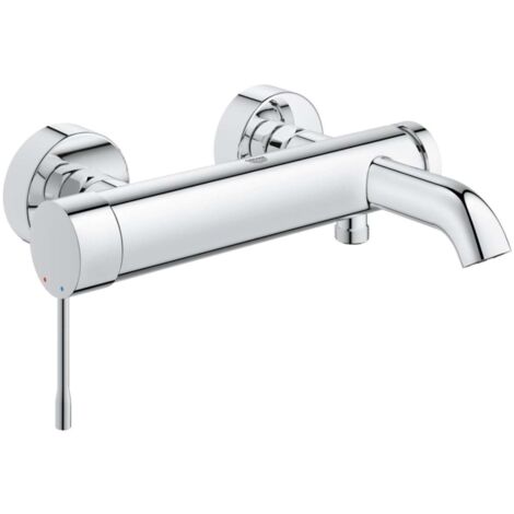 Mitigeur de baignoire mural chrome – Cartouche céramique GROHE SilkMove 35 mm – Limiteur de température – Inverseur automatique – 33624001
