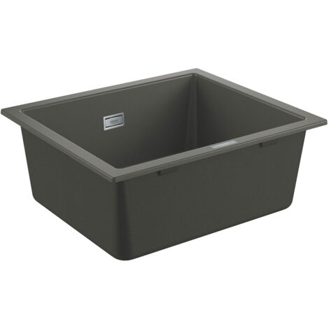 GROHE Évier à encastrer par dessus ou par dessous 1 bac K700U - gris granite - 53,3 x 45,7 cm