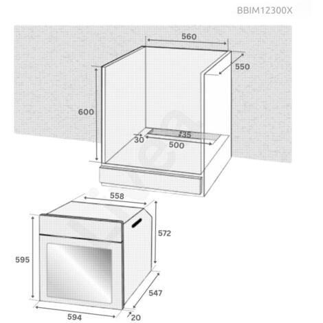 Beko Beyond Four encastrable 72L, 8 fonctions cuisson, Aeroperfect 3D, nettoyage vapeur SteamShine, sécurité enfant (BBIM12300X)