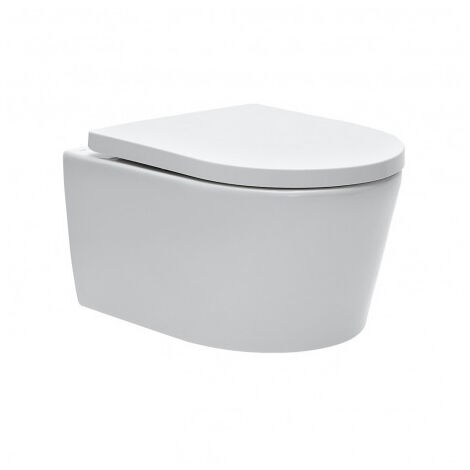 Pack WC Bati-support Geberit + cuvette Swiss Aqua Technologies + Abattant softclose + Plaque (GebSatrimless-A)