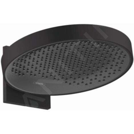 Hansgrohe Rainfinity - Douche de tête 360 avec raccord mural, 1jet, noir mat 26230670