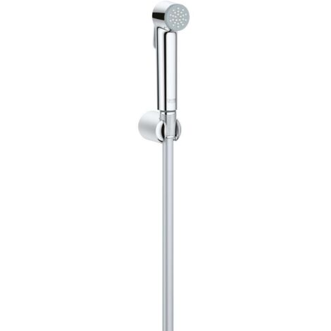 Grohe – Douchette de bidet avec support et flexible – Finition chromée – Procédé anti-calcaire SpeedClean – Longueur flexible 1250 mm