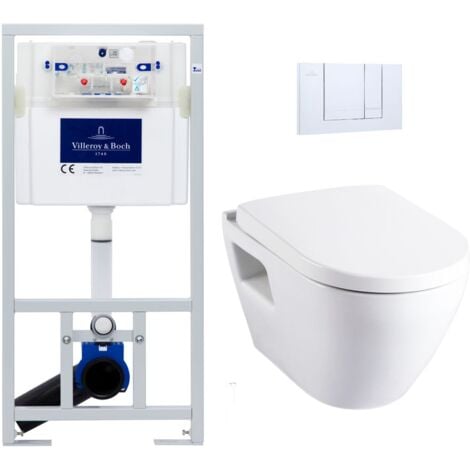 Villeroy Boch Pack WC B ti support avec Cuvette Serel SM10