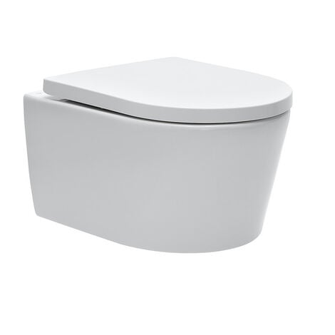 Geberit Pack WC Bâti-support + WC sans bride Serel SP26, fixations