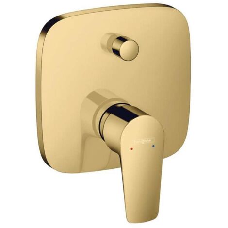 Talis E Set de finition pour mitigeur bain/douche encastré, Aspect Doré poli (71745990) (1/3)