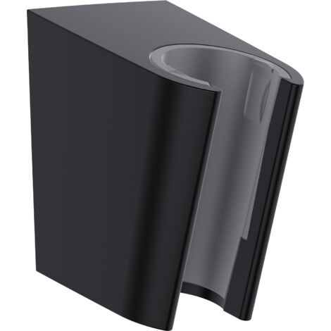 Hansgrohe – Support de douche 28331670 – Noir mat – Dimensions 53x37x50mm – Pour tuyaux avec écrou conique – Fixation par 2 trous