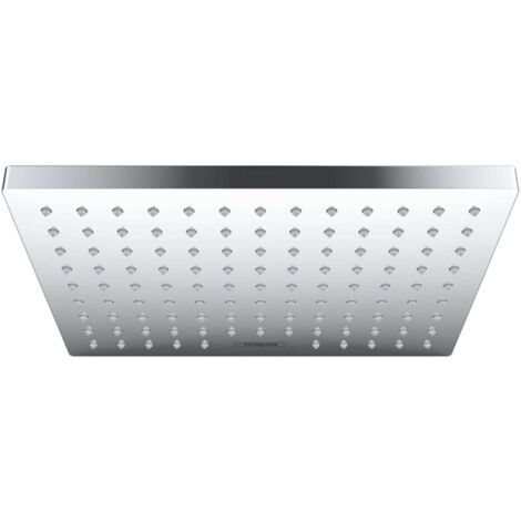 Hansgrohe – Douche de tête 23x17 cm – Chrome – Type de jet Rain – Débit 12,4 l/min – QuickClean – Raccord G 1/2 – 26281000