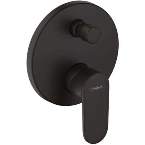 Hansgrohe Vernis Blend - Mitigeur de baignoire encastré, noir mat 71466670