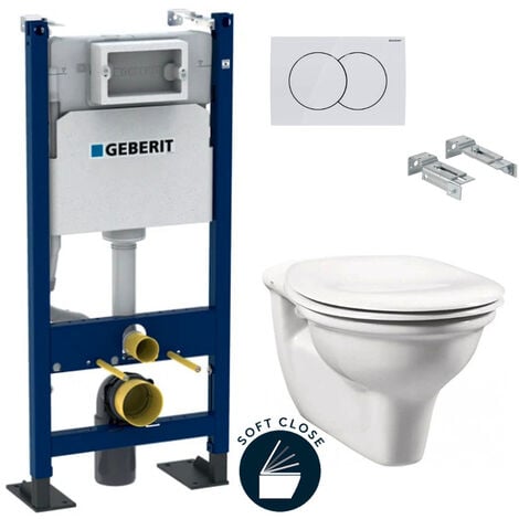 Bâti-support autoportant + cuvette WC suspendu - Geberit - Vitra