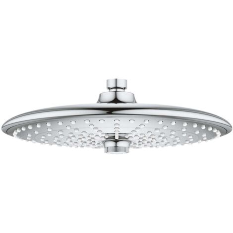 Grohe – Douche de tête Euphoria 260 – Ø 260 mm – Rotule réglable à ± 15° – Débit limité 8 l/min – Technologie EcoJoy