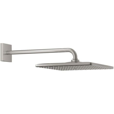 Rainshower Mono 310 Cube Ensemble douche de tête 1 jet et bras 422mm, Supersteel (26564DC0) (1/5)