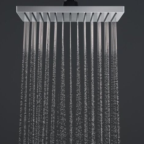 Hansgrohe Vernis Shape Pulsify Set de douche tout en 1 avec Douche de tête 230 XXL + Douchette à main 3 jets, Noir mat