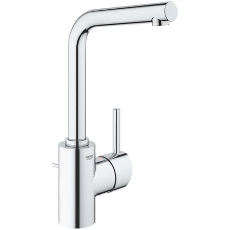 Mitigeur de lavabo monocommande taille L – Finition chromée – Technologie Grohe StarLight – Installation monotrou – Débit 5 l/min (1/7)