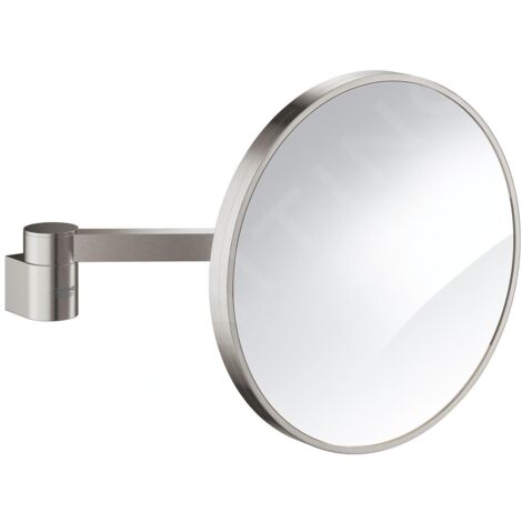 Miroir grossissant Grohe SELECTION grossissement 7x acier