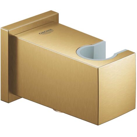 Grohe – Coude de raccordement pour douche – Filetage 1/2'' extérieur – Support mural inclus – Finition Cool Sunrise brossé – Résistant à la contre-pression - 26370GN0 (1/5)