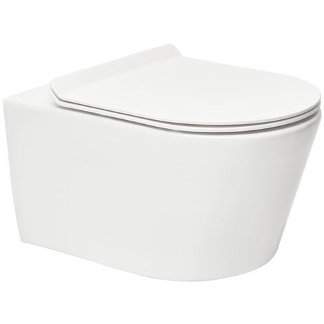 Pack Bati-support Geberit 112cm + WC sans bride SAT Brevis + Abattant ultra-fin