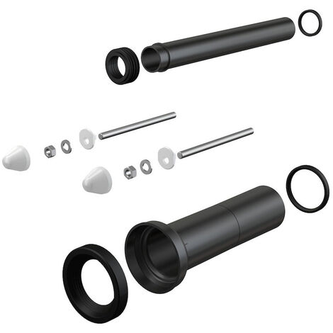 Alcaplast – Manchon de raccordement WC 300 mm Ø90 mm – Pièce de raccordement Ø45 mm – M9000 – Polypropylène pour installation pré-murale (1/2)