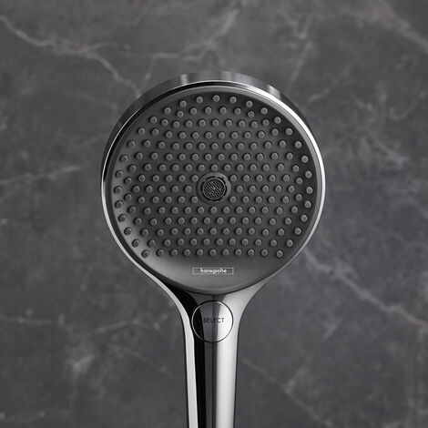 Hansgrohe Vernis Shape Rainfinity Set de douche tout en 1 avec Douche de tête 230 XXL + Douchette à main 3 jets, Noir mat