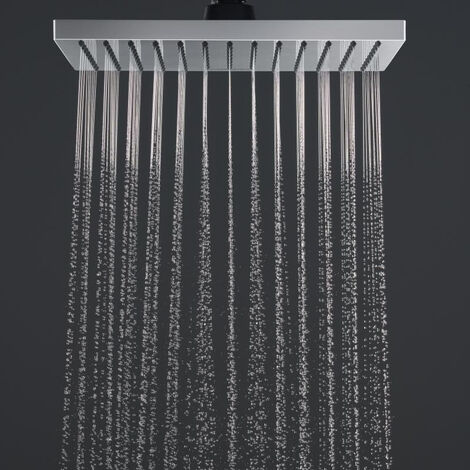 Hansgrohe Vernis Shape Rainfinity Set de douche tout en 1 avec Douche de tête 230 XXL + Douchette à main 3 jets, Noir mat