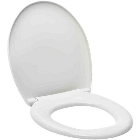 LIVEA Abattant WC thermoplastique, Blanc (UniversalSeat)