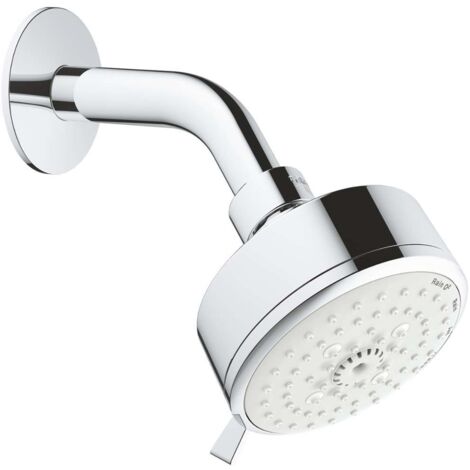 Douche de tête Tempesta Cosmopolitan – 4 jets massage, jet, rain – Finition chromée – GROHE EcoJoy 9,5 l/min