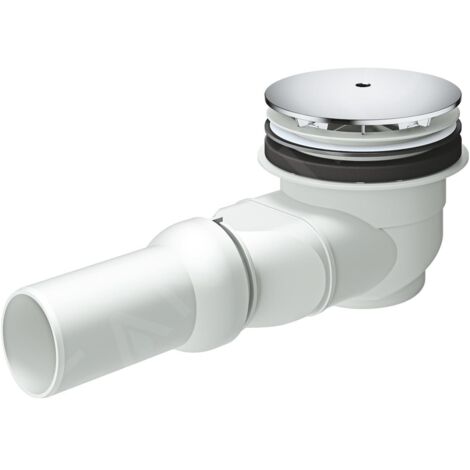 Clapet de vidage horizontal Pour receveurs de douche UNIVERSAL, chromé (49534000) (1/5)