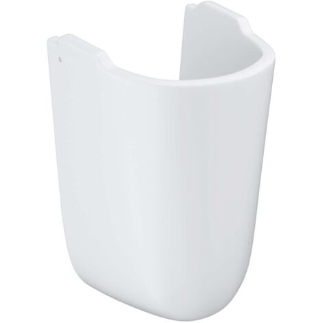 Grohe – Demi-colonne pour lavabo céramique blanche 205x340x260mm – Montage par trous filetés – Fixations incluses – 39426000 (1/5)