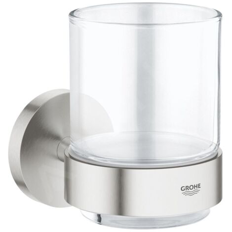 Grohe Essentials - Porte-verre, supersteel 40447DC1