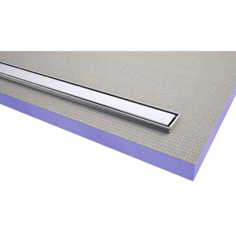 Jackon JACKOBOARD Aqua line easy  Receveur à carreler avec barrette inox 180x90 cm (aquaeasy2)