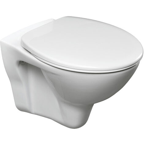 Swiss Aqua Technologies Pack Bâti-support Roca Active + WC suspendu Fayans + plaque chrome mat + Set habillage