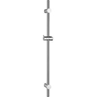 Barre de douche 0,72 m en laiton chromé – Supports muraux ajustables 400-670 mm – Support douchette coulissant silencieux – Hansgrohe UnicaReno