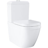 Grohe Ceramic Pack WC à poser haut de gamme, alimentation par le dessous (39462000)