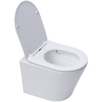 Grohe Pack WC Bâti-support + WC Swiss Aqua Technologies Infinitio sans bride, fixation invisible + Plaque chrome
