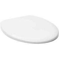 LIVEA Abattant WC thermoplastique, Blanc (UniversalSeat)