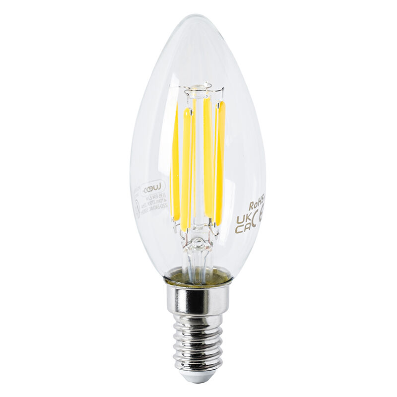 Lampadina century dimmerabile e14 led incanto clear a sfera 6w vari  COLORE LUCE 2700K LUCE CALDA