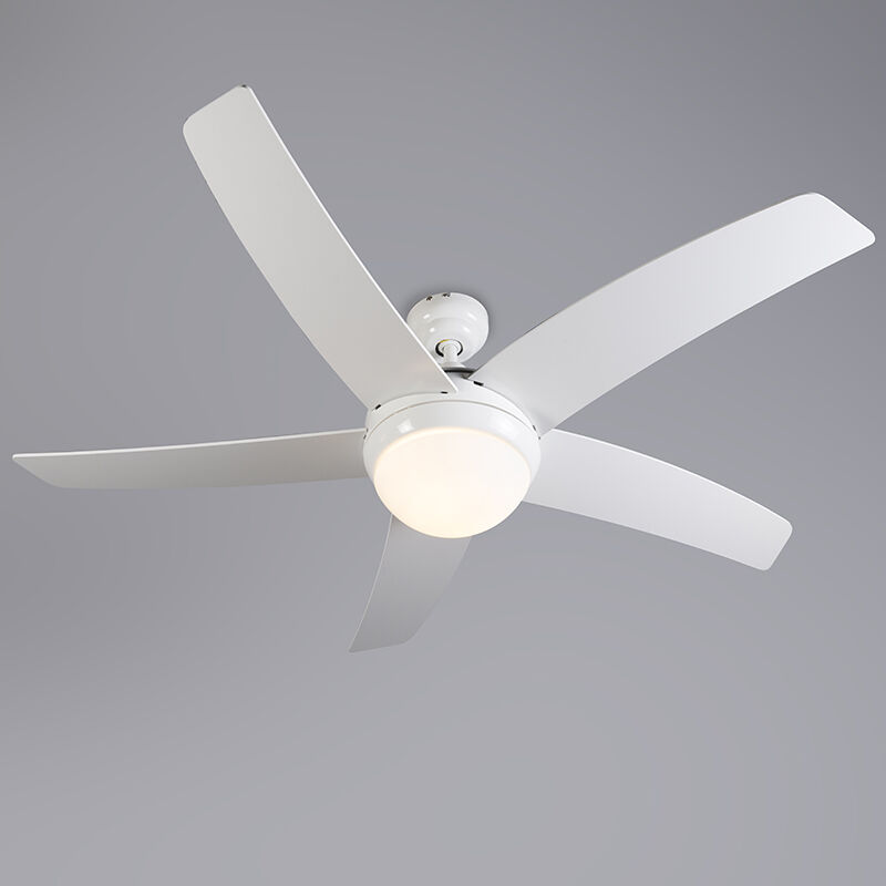 Ventilatore da soffitto, Seville II MA, 112cm, classico, ottone anticato,  pale in noce o rovere medio, senza luce, Hunter