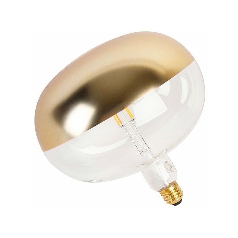 Calex Filamento Lampada con Sensore Crepuscolare - E27 - 470 Lm - Argento 
