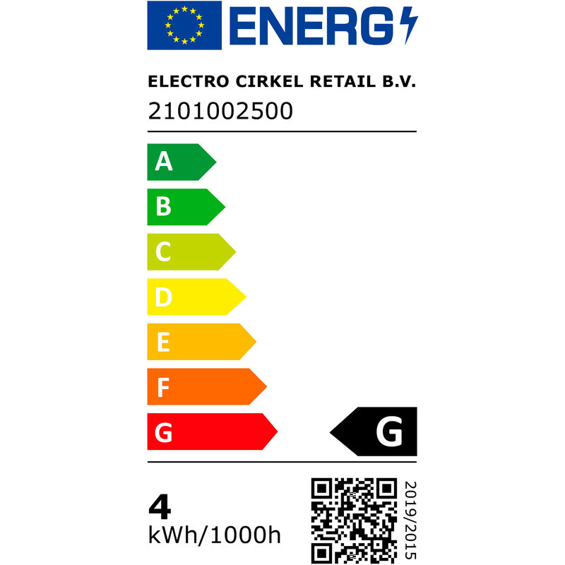 Calex Lampada LED E27 dimmerabile G125 fumo 4W 40 lm 2200K